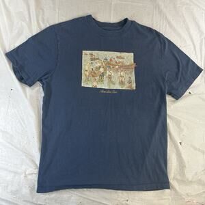 Aime Leon Dore T Shirt Navy Blue Men’s Size Medium